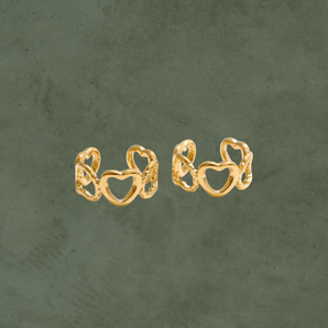 Ear Cuff Corazones