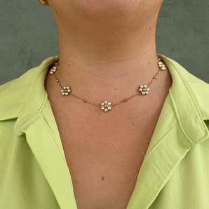 Collar Flor de Perla