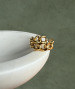 Anillo Abierto y Ajustable de Cadena