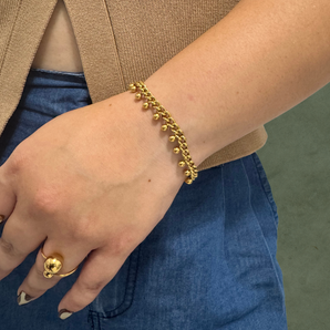 Pulsera de Cadena con Esferas