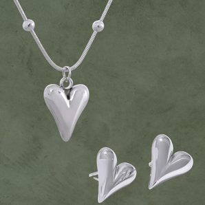 Set Amor en Plata