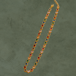 Collar de Zirconias Multicolor