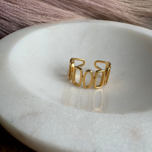 Anillo Geométrico Abierto