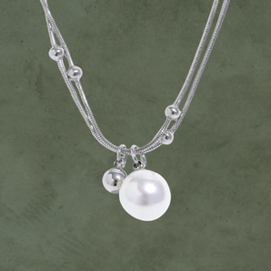 Collar de Perlas en Plata