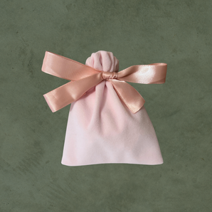 Bolsa de Regalo de Terciopelo Rosa
