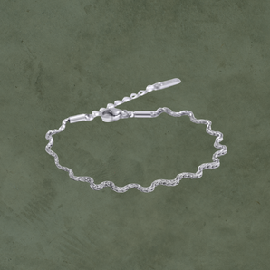 Brazalete Cadena Chic Plateado