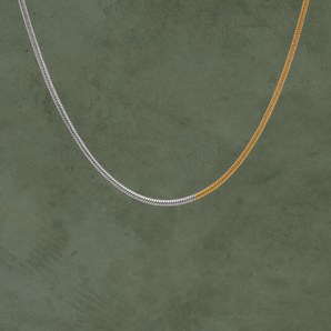 Collar de Cadena Mixta Minimalista (Delgada)