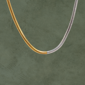 Collar de Cadena Mixta Minimalista