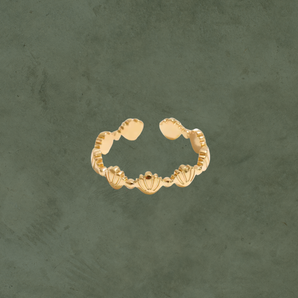 Anillo de Conchas Ajustable