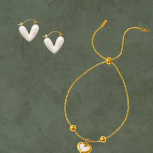Set Corazón Dorado